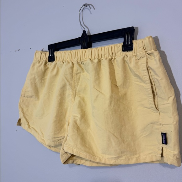 Patagonia Yellow Athletic Shorts Lightweight Performance - Picture 2 of 4